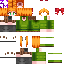 Minecraft skin texture, 64x64 pixels