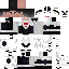 Minecraft skin texture, 64x64 pixels
