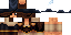 Minecraft skin texture, 64x32 legacy pixels
