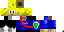Minecraft skin texture, 64x32 legacy pixels