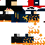 Minecraft skin texture, 64x64 pixels