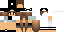 Minecraft skin texture, 64x32 legacy pixels
