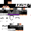 Minecraft skin texture, 64x64 pixels