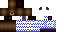 Minecraft skin texture, 64x32 legacy pixels