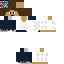 Minecraft skin texture, 64x64 pixels