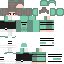 Minecraft skin texture, 64x64 pixels