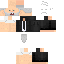 Minecraft skin texture, 64x64 pixels