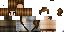 Minecraft skin texture, 64x32 legacy pixels