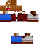 Minecraft skin texture, 64x64 pixels