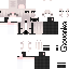Minecraft skin texture, 64x64 pixels