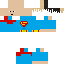 Minecraft skin texture, 64x64 pixels