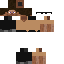 Minecraft skin texture, 64x64 pixels