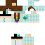 Minecraft skin texture, 64x64 pixels