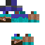 Minecraft skin texture, 64x64 pixels
