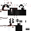 Minecraft skin texture, 64x64 pixels