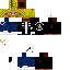 Minecraft skin texture, 64x64 pixels