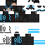 Minecraft skin texture, 64x64 pixels