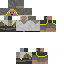 Minecraft skin texture, 64x64 pixels