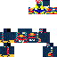 Minecraft skin texture, 64x64 pixels
