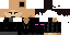 Minecraft skin texture, 64x32 legacy pixels