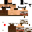 Minecraft skin texture, 64x64 pixels