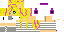 Minecraft skin texture, 64x32 legacy pixels