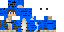 Minecraft skin texture, 64x32 legacy pixels