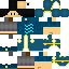Minecraft skin texture, 64x64 pixels