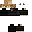 Minecraft skin texture, 64x64 pixels