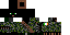 Minecraft skin texture, 64x32 legacy pixels