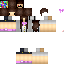 Minecraft skin texture, 64x64 pixels