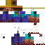 Minecraft skin texture, 64x64 pixels