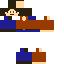 Minecraft skin texture, 64x64 pixels