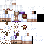 Minecraft skin texture, 64x64 pixels