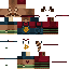 Minecraft skin texture, 64x64 pixels
