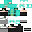 Minecraft skin texture, 64x64 pixels