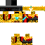 Minecraft skin texture, 64x64 pixels