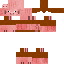 Minecraft skin texture, 64x64 pixels