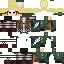 Minecraft skin texture, 64x64 pixels