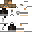 Minecraft skin texture, 64x64 pixels