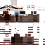 Minecraft skin texture, 64x64 pixels