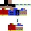 Minecraft skin texture, 64x64 pixels
