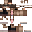 Minecraft skin texture, 64x64 pixels
