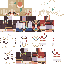 Minecraft skin texture, 64x64 pixels