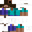 Minecraft skin texture, 64x64 pixels