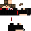 Minecraft skin texture, 64x64 pixels