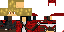 Minecraft skin texture, 64x32 legacy pixels