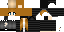 Minecraft skin texture, 64x32 legacy pixels