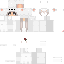 Minecraft skin texture, 64x64 pixels