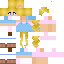 Minecraft skin texture, 64x64 pixels